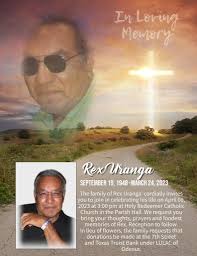 Raquel "Rex" Uranga Jr. Obituary March 23, 2023