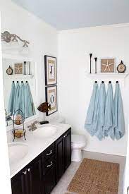 20% coupon applied at checkout. I Love These Colors For A Guest Bath And I Like The Idea For The Towels In The Bathroom Sew On A Coastal Bathroom Decor Bathroom Inspiration Coastal Bathrooms