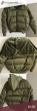 The North Face 550 Puffer Jacket Jackets Olive Green Winter Coat Green Winter Coat