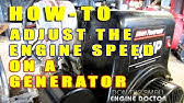 In this video you see how to clean a briggs and stratton carburetor and how to check the hertz and adjust the engine speed. Generator Carburetor Cleaning And Engine Speed Adjustment Youtube