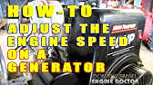 Propane and natural gas can save you time, money and aggravation. Adjust Low Idle Rpms Generac Generator 4000exl 4000xl Youtube