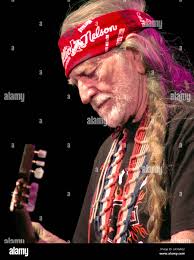Willie Nelson al Red Rocks anfiteatro in Colorado Foto stock