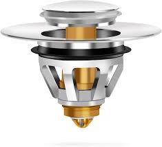 Bathtub drain plug won't come out. Zezzo Stainless Steel Bullet Core Push Type Bathtub Sink Plug Bathroom Sink Drain Strainer Pop Up Sink Plug Stopper With Filter Basket No Overflow Amazon Com