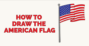United states of america flag colors 1. How To Draw The American Flag Really Easy Drawing Tutoria