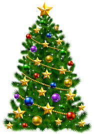 Sled, deer, santa, gifts and more. Green Christmas Tree Png Image Transparent Png Arts