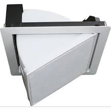 Ceiling speakers are a great addition to any home theater, especially if you are passionate about movies, music, or tv. Qpd 2008 Ceiling Square 8 In Motorized Speaker With Manual Central Control As Shown Ceiling Speakers Speaker Best Home Theater System