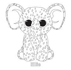 We have so so many of them for you to print and color. Bunny Beanie Boo Coloring Pages