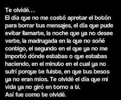 Te Olvide En El Momento En Que Puede Recordarte Sin Dolor Solo Con Agradecimiento Por Los Bellos Momentos Por Experienc Quotes Thoughts Feelings