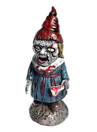 Frau zwerg wurde hier erfunden. Zombie Gartenzwerg Frau Halloween Deko Maskworld Com