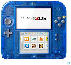 Envio por correos o gls nintendo 2ds xl edición exclusiva negra y azul, cargador, sin ningún arañazo en la pantalla, con dos fundas, cartuchera para seis juegos, cartas. Nintendo 2ds Konsole Transparent Blue Importacion Alemana Amazon Es Videojuegos