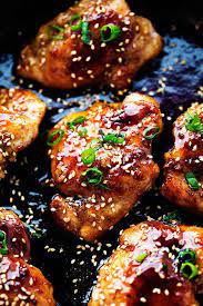 Chicken thigh recipes include quick pesto baked chicken thighs and braised chicken thighs with basil. How To Make Sticky Asian Glazed Chicken Recipe The Recipe Critic