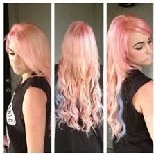 احدث موضة خصلات الشعر الملون Pink Peach Hair Hair Inspiration Color Peach Hair