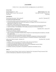 Occupational Therapist Resume Examples And Tips Zippia