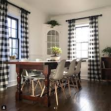 And we really want things to be cozy around here, too, and functional. Black And White Buffalo Check Curtains Rod Pocket Optional Etsy Buffalo Check Curtains Farmhouse Style Kitchen Curtains French Country Living Room