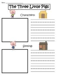 Bad, big, bricks, house, little, pigs, sticks, straw. A The Three Little Pigs Story Maps By Regina Davis Tpt