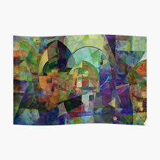 See more ideas about expressive art, art, abstract. Expressive And Cubist Digital Art Style Bauhaus Poster By Rofiart Redbubble