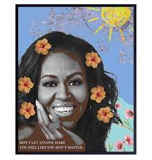 Maybe you would like to learn more about one of these? Amazon Com Michelle Obama Inspirational Quote Contemporary Pop Art Home Decor Motivational Modern Wall Art Poster Print For Bedroom Living Room Office Great Gift For Black African American Women Woman Handmade
