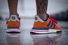 In 2018, global mega brand adidas collaborated with the dragon ball z series to release a collection of seven sneakers, each inspired by a character from the anime series. Dragon Ball Z Adidas Zx 500 Rm Son Goku Release Date Sneaker Bar Detroit