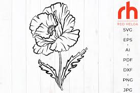 Daffodil april birth flower : Poppy Svg August Birth Flower Svg Poppy Silhouette 1396757 Cut Files Design Bundles