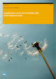 Sometime more than one table linked to a particular screen. Simpl Op1809 Sap Simplification List On Premise