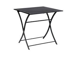 Wrought Iron Black Folding Square Table Metal Folding Table Square Tables Folding Table