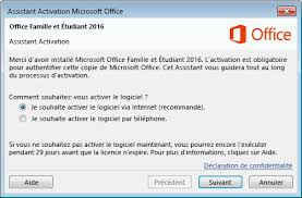 Publiée en janvier 2018, la dernière version de microsoft office 2016 comprend une version mise à jour d'excel, word, onenote, outlook et powerpoint. Activation D Office Support Office