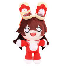 Genshin Impact Plush Baron Bunny 16IN, Plushie Stuffed Toy Doll, Rabbit  Amber Cosplay Costume Plushy Props