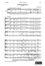 Heaven and earth are full of your glory. Te Deum Laudamus B Dur Von Charles Villiers Stanford Im Stretta Noten Shop Kaufen