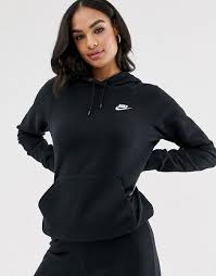Black And Grey Nike Hoodie Nike Black Essentials Hoodie Black Nike Hoodie Nike Hoodie Outfit Black Nikes