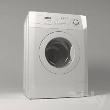 Washer Washing Machine 3d Model Washing