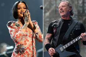 James hetfield is the front man of the american heavy metal band metallica. The Time Metallica Sang Rihanna S Diamond It S Priceless To See James Hetfield S Reaction Rock Celebrities