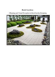 Pdf Rock Gardens Planning And Visual Perception In Rock Garden Designing