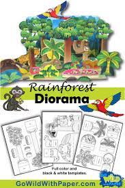 Rainforest Diorama Project Animal Habitat Activity Rainforest Crafts Rainforest Habitat Habitat Activities