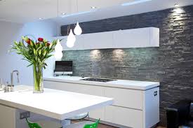 Thinking up a new backsplash for the kitchen can be a challenge to get right. A Fresh Look At Stacked Stone Backsplashes With D B Tile Norstone Usa D B Tile