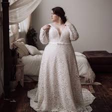 The long sleeve wedding dresses will be the perfect choice for fall or winter wedding. Alaya Long Sleeve Plus Size Wedding Dress Andi B Bridal