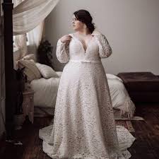 Sleeve got you covered (literally). Plus Size Ivory Wedding Dresses With Sleeves Off 65 Www Daralnahda Com