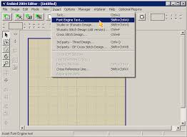Embird Tutorial Font Engine Plug In Parameters Of Text Tutorial Embroidery Software Cross Stitch Designs