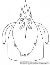 How To Draw The Ice King From Adventure Time With Easy Step By Step Lesson How To Draw Step By Step Drawing Tutorials Adventure Time Coloring Pages Adventure Time Drawings