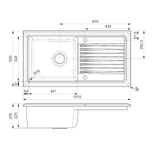 As well as a variety of sinks featuring differing installation methods such as inset, undermount and belfast. Single Bowl White Ceramic Kitchen Sink With Reversible Drainer Reginox Rl304cw Appliances Direct