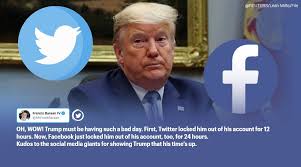 We have been saying this for two years use automation at your own risk. we are getting blame for something we've been fighting so hard against, which makes me really sad. Netizens React After Twitter And Facebook Ban Donald Trump Trending News The Indian Express