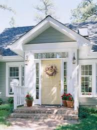26 Mesmerizing And Welcoming Small Front Porch Design Ideas Small Front Porches Designs Cottage Style Homes House Exterior