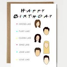 Cute Birthday Card For Boyfriend What To Write Excited To Share This Item From My Etsy Shop Funny Friends Tv Show Inspired Birth Birthday Cards For Friends Cards For Boyfriend Birthday Cards For Boyfriend