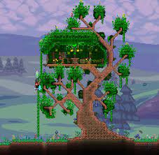 Terraria Treehouse Terraria House Ideas Terrarium Terraria House Design
