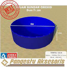 Pusat dunia kolam terpal kualitas terbaik… kolam terpal kuat dan tahan lama dan harga terjangkau. Kolam Terpal Bundar Orchid Diameter 4 M Tinggi 1 2 M Terpal Orchid Terpaulin Kolam Lele Terpal Kolam Terpal Bulat Kolam Bioflok Kolam Bundar Lazada Indonesia