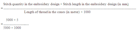How To Calculate Embroidery Thread Consumption