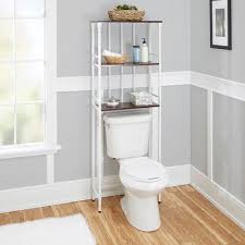 3 Tier Spacesaver White Silverwood Bathroom Space Saver Toilet Storage Bathroom Collections