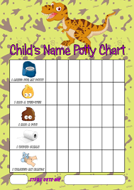 Happy Learners Preschool Potty Training Reward Chart