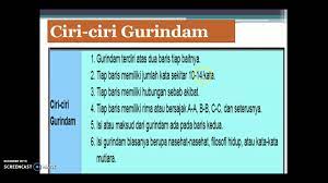 Ciri utama yang perlu ada dalam diri seorang pelajar cemerlang ialah mempunyai sahsiah dan peribadi yang unggul. Ciri Ciri Pantun Syair Dan Gurindam Youtube