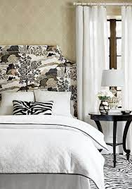 Ridgewood Headboard From Thibaut Fine Furniture In Daintree Printed Fabric In Grey From Greenwood White Bedroom Style Bedroom Styles Upholstered Headboard