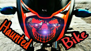 Haunted Bike Pulsar Headlight Modification New Bike Sticker Pulsar 150 Modified Pulsar 180 Youtube